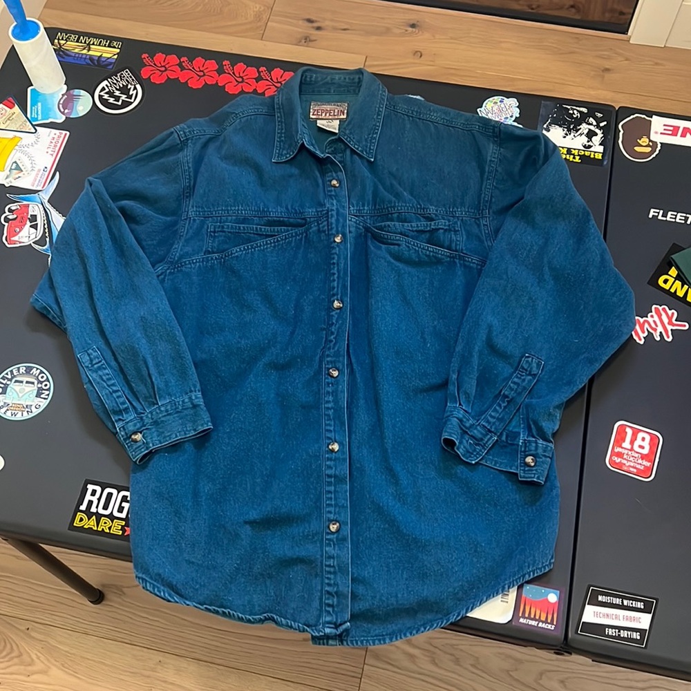 Zeppelin Denim Button Up